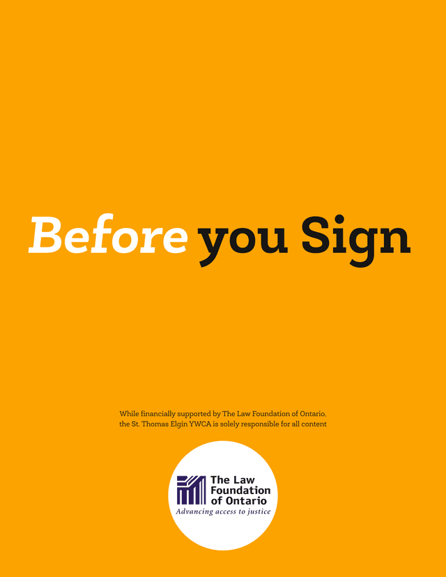 Before You Sign screenshot