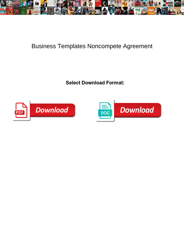 Business Templates Noncompete Agreement screenshot