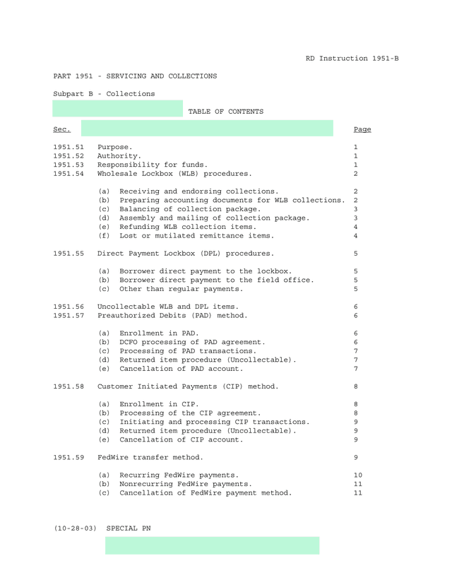 RD Instruction 1951 B screenshot