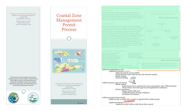Coastal Zone Management Permit Process screenshot