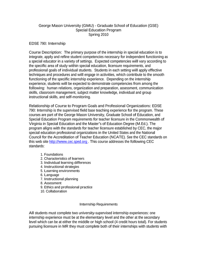 EDSE 790 Internship screenshot