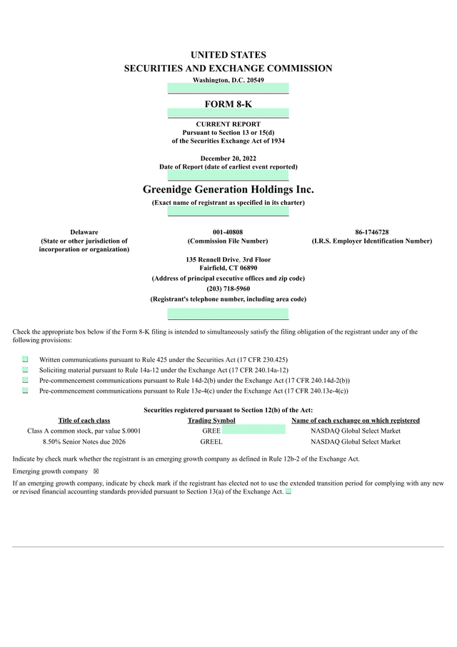 Form 8 K screenshot