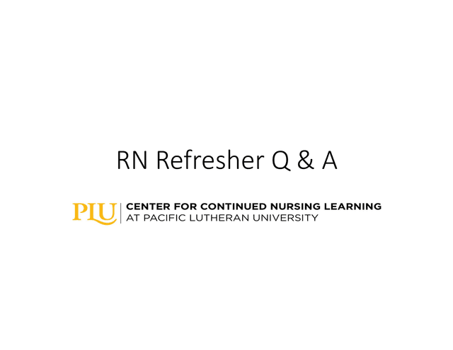 RN Refresher Q  A screenshot