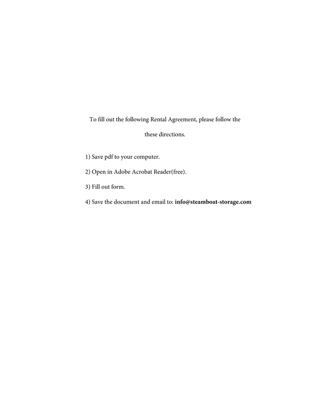Rental Agreement screenshot