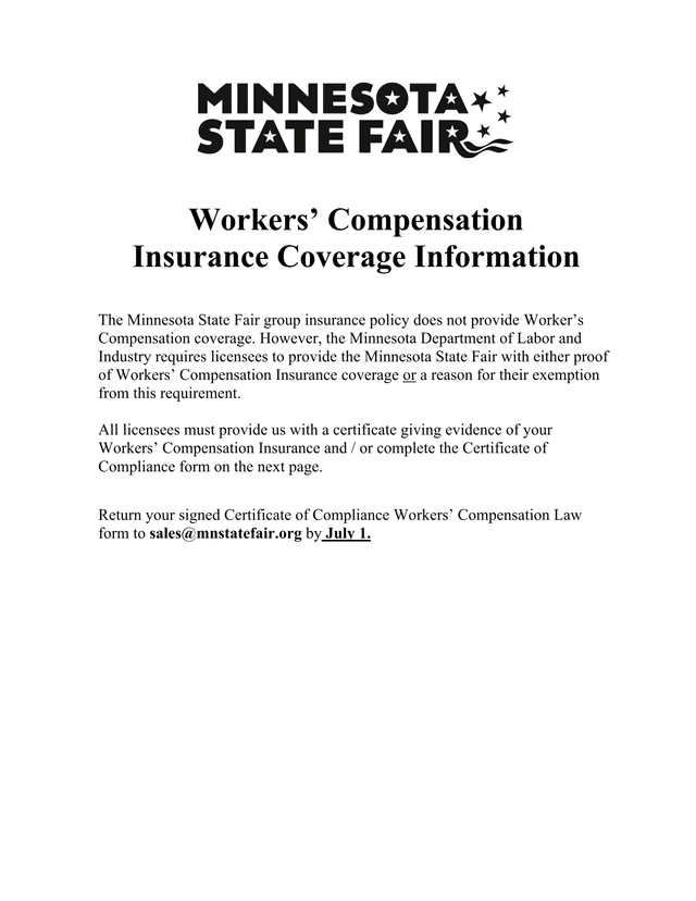 Certificate Of Compliance Workers Compensation Law screenshot