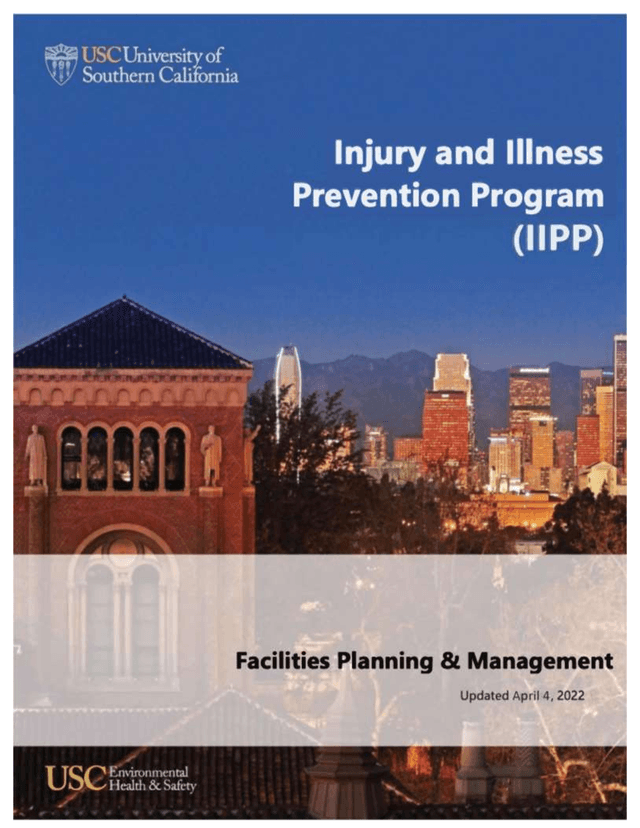 Injury And Illness Prevention Program (IIPP) screenshot