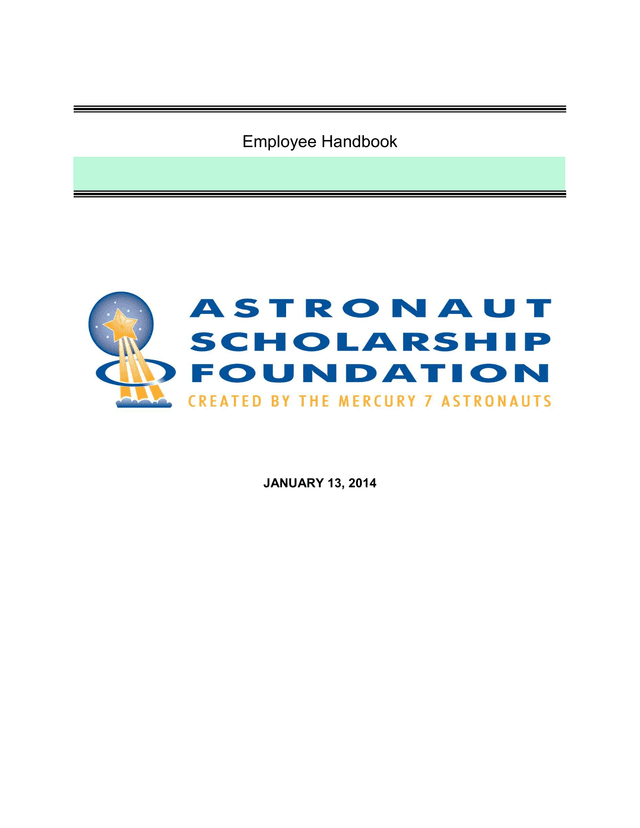 Employee Handbook screenshot