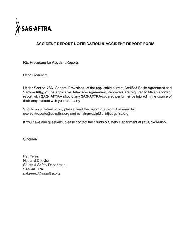 Accident Report Form screenshot