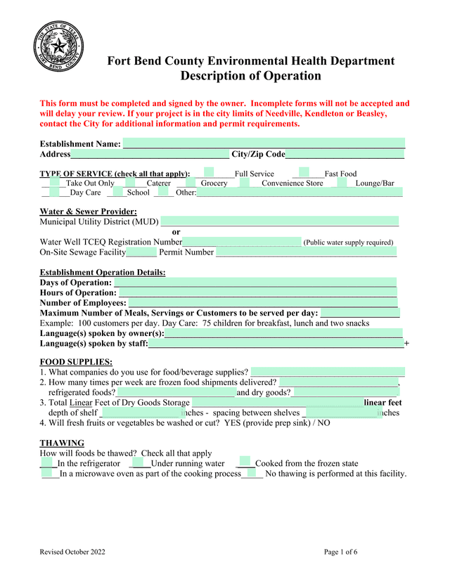 Description Of Operation screenshot