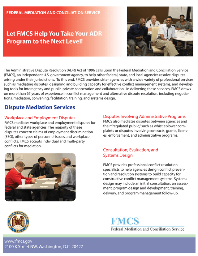 FMCS ADR Services screenshot