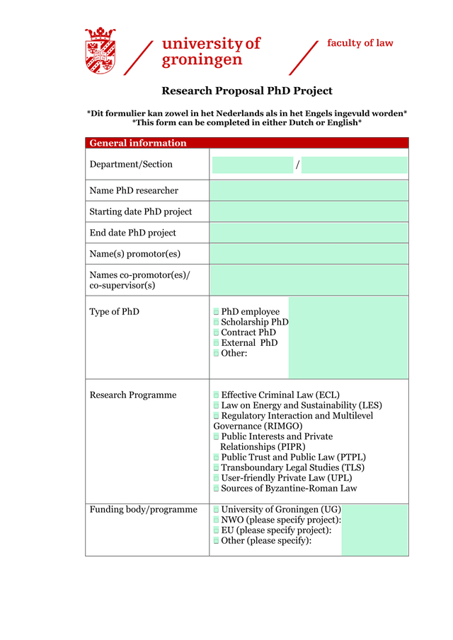 Research Proposal PhD Project screenshot