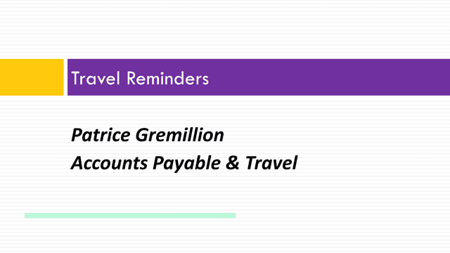 Travel Reminders screenshot