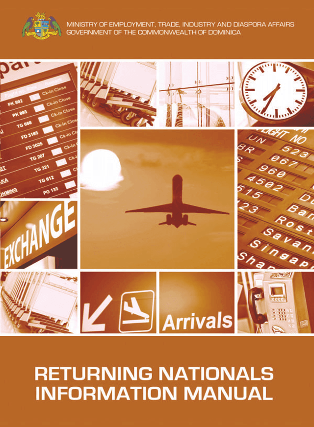Returning Residents Information Manual screenshot