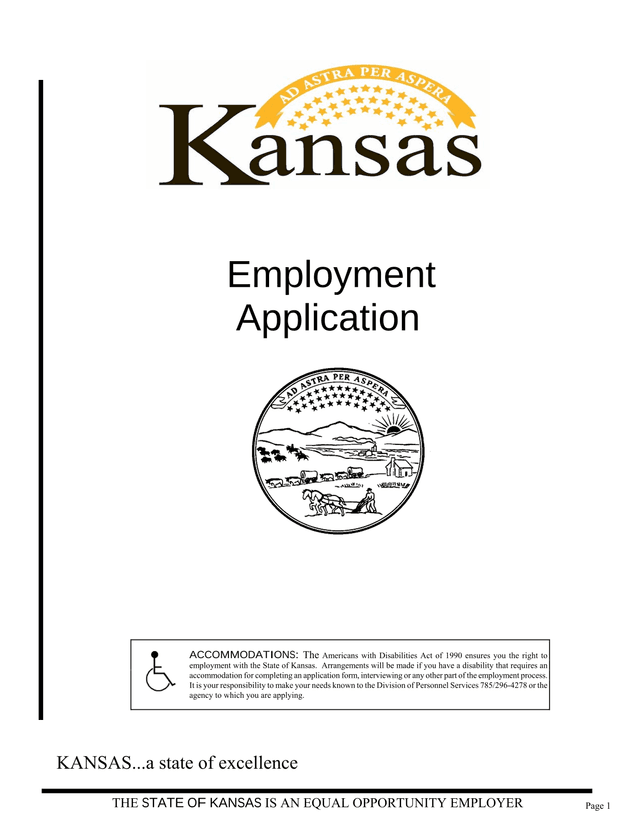 Employment Application screenshot