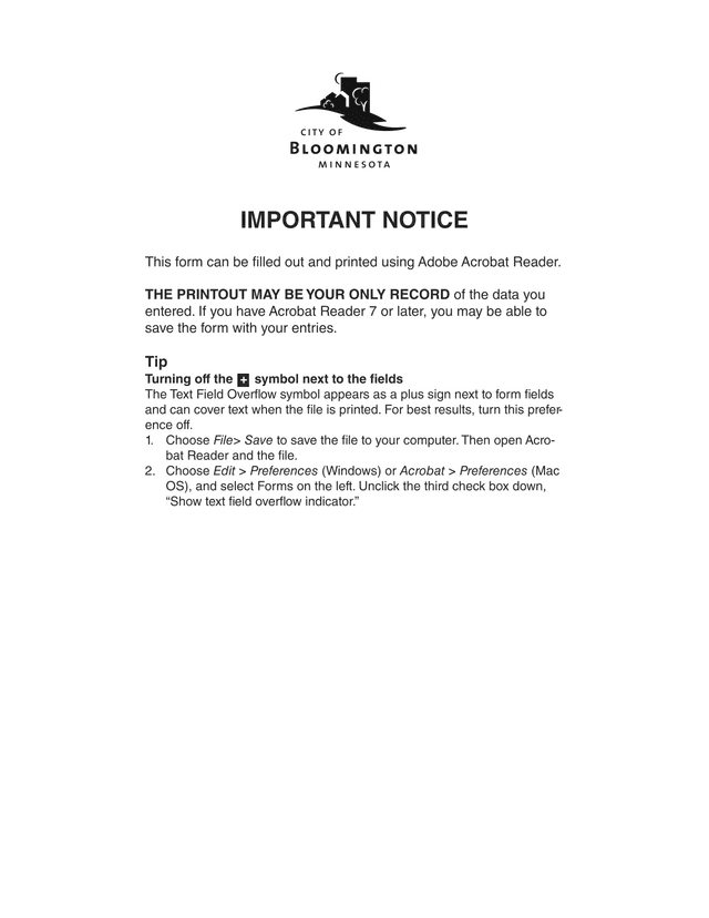 Housing Rehabilitation Program Application screenshot