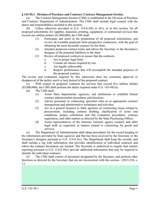 G.S. 143 50.1 screenshot