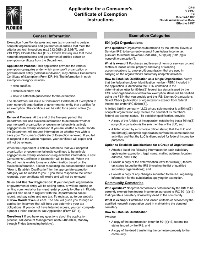 Application For A ConsumerS Certificate Of Exemption screenshot