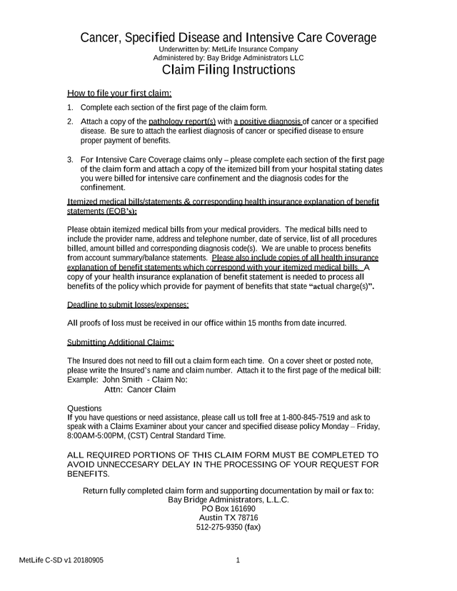 Cancer, Specified Disease And Intensive Care Coverage screenshot