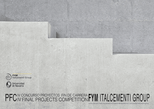 IV Concurso Proyectos Fin De Carrera FYM Italcementi Group screenshot