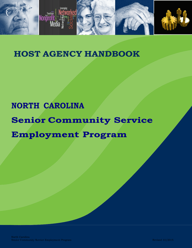 Host Agency Handbook   North Carolina Senior Community Service Employment Program screenshot