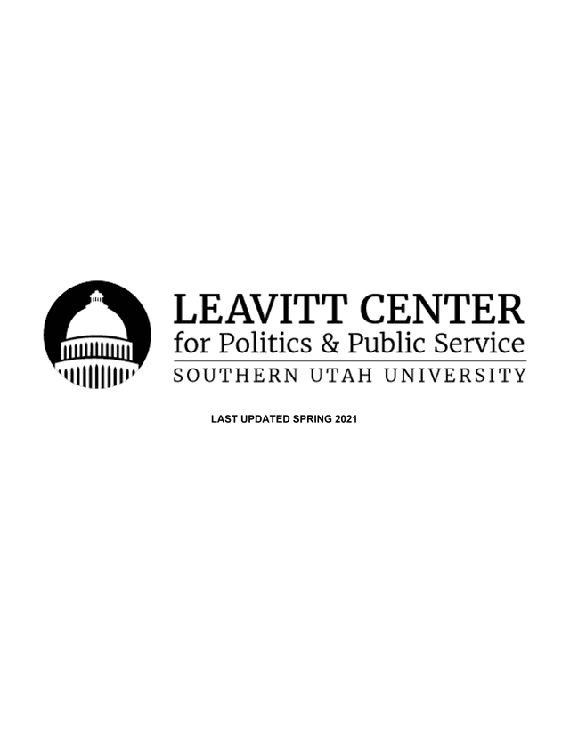 The Michael O. Leavitt Center Internship Program screenshot