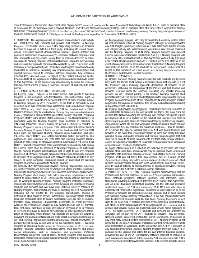 ATI Complete Partnership Agreement screenshot