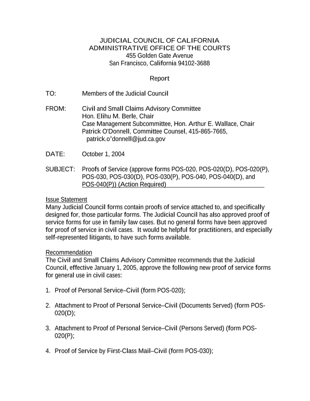 Proofs Of Service screenshot