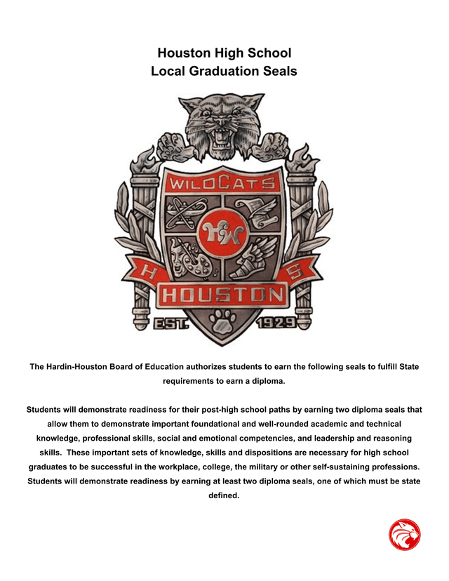 Houston High School Local Graduation Seals screenshot