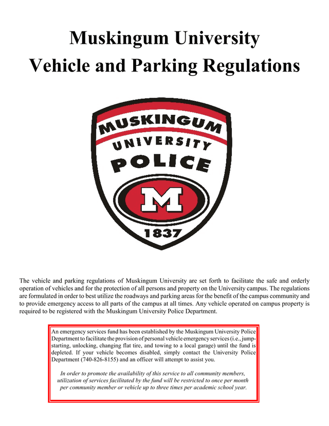 Vehicle And Parking Regulations screenshot
