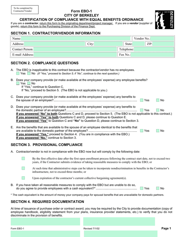 Form EBO 1 screenshot