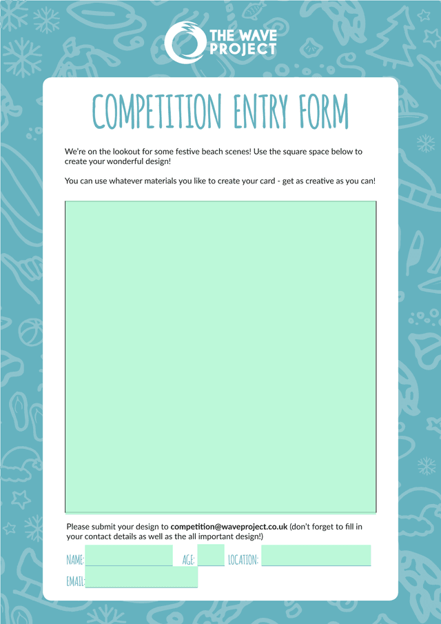 COMPETITION ENTRY FORM screenshot