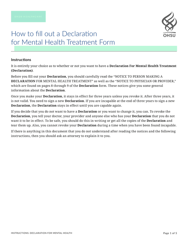 Declaration For Mental Health Treatment screenshot