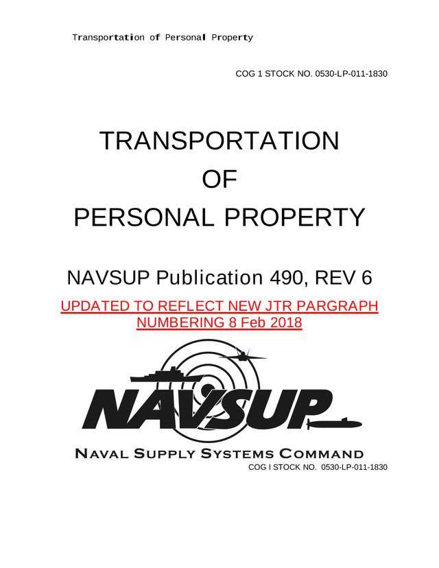 Transportation Of Personal Property screenshot