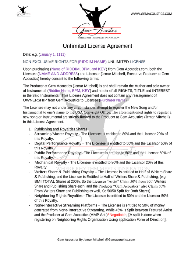 Unlimited License Agreement screenshot