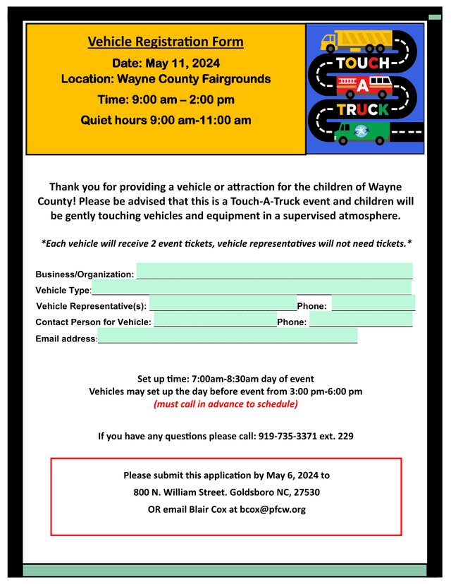 Vehicle Registration Form screenshot