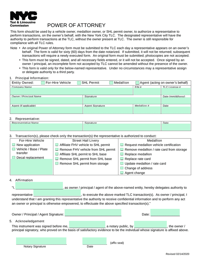 Power Of Attorney screenshot