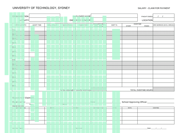 Salary   Claim For Payment screenshot