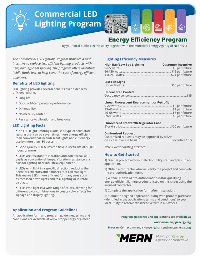 Commercial LED Lighting Program screenshot