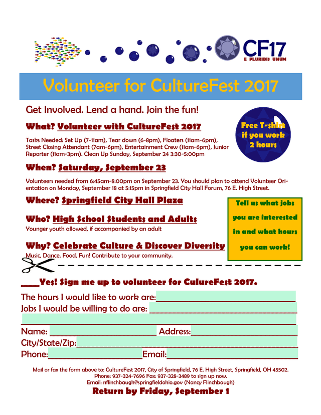 Volunteer For CultureFest 2017 screenshot