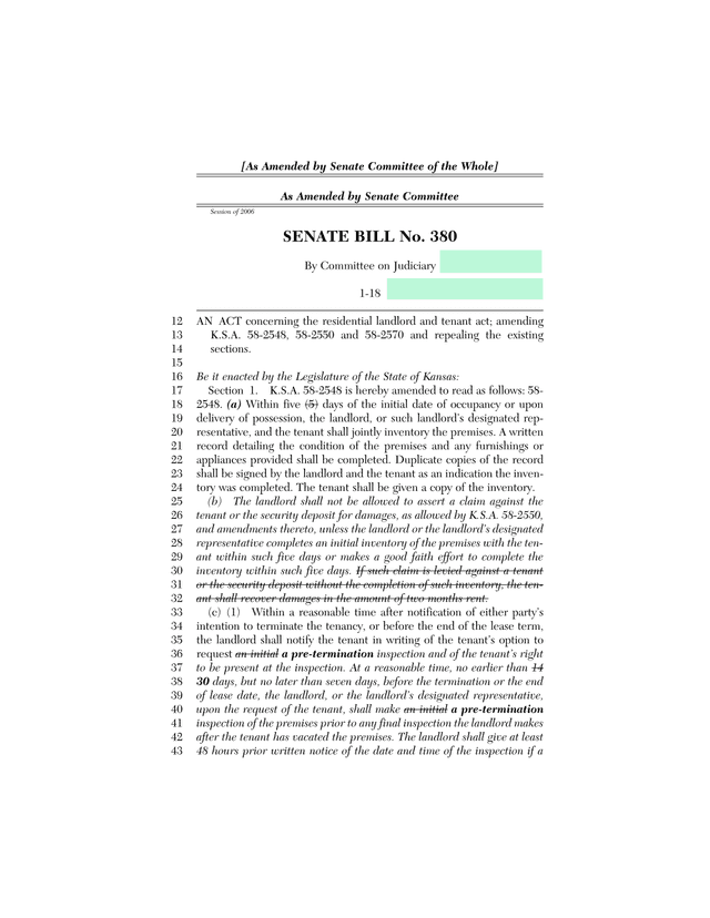 Senate Bill No. 380 screenshot