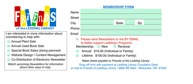 MEMBERSHIP FORM screenshot