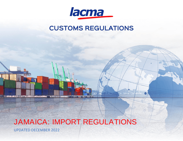 Jamaica Import Regulations screenshot