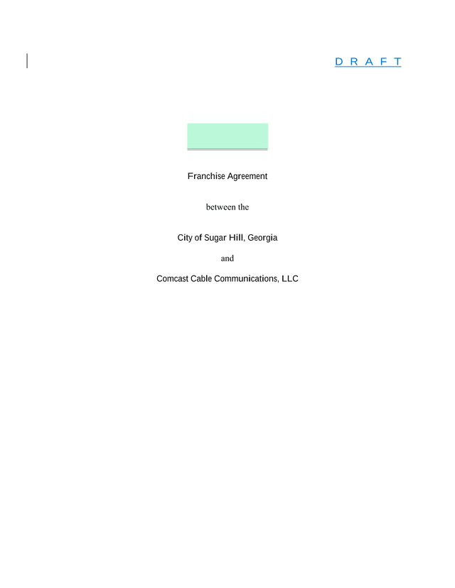 Franchise Agreement screenshot