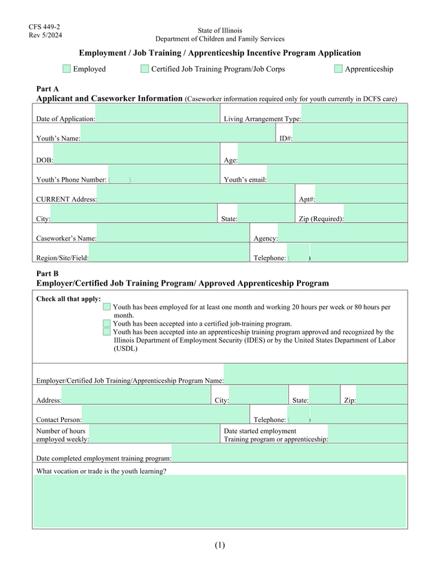 State Of Illinois Department Of Children And Family Services Employment  Job Training  Apprenticeshi screenshot