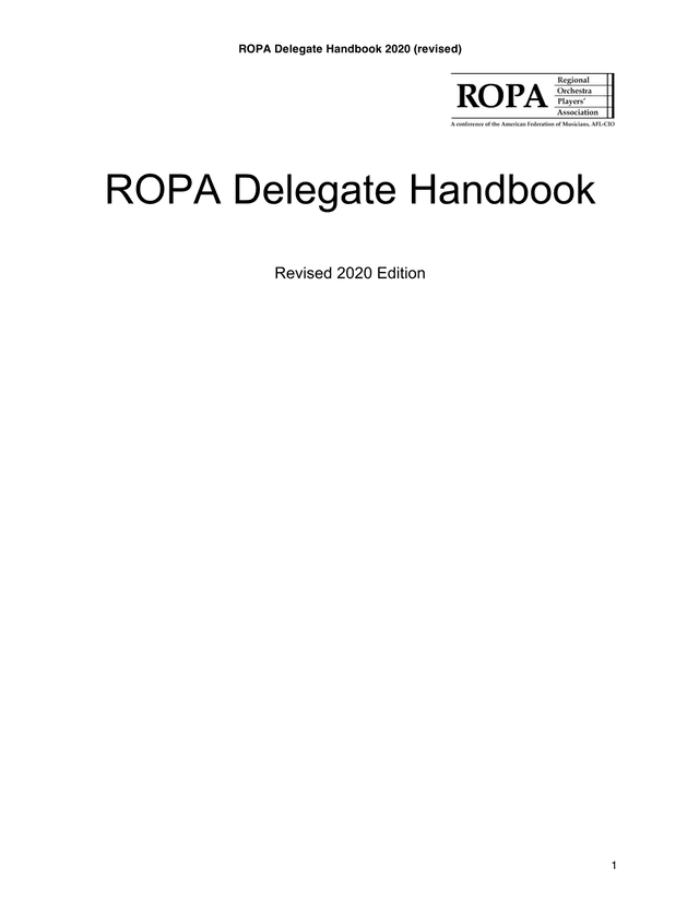 ROPA Delegate Handbook 2020 (Revised) screenshot