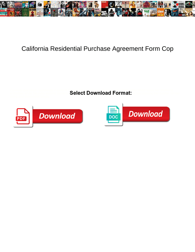 California Residential Purchase Agreement RPA CA screenshot