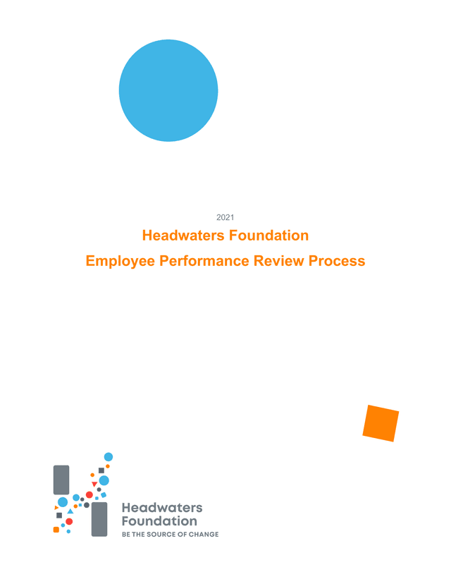 Employee Performance Review Process screenshot