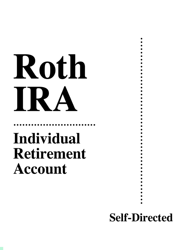 Roth Individual Retirement Custodial Account screenshot