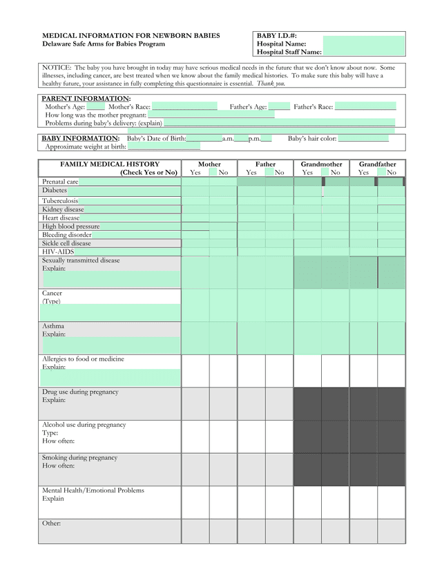 Medical Information For Newborn Babies screenshot