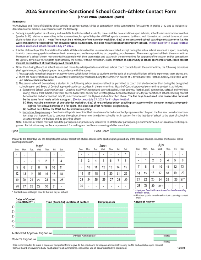 WIAA Bylaws And Rules Of Eligibility screenshot